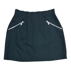 Vintage Vertigo skirt with zippers